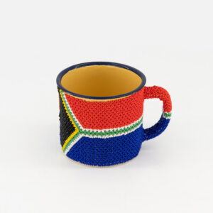 African Beaded Mug