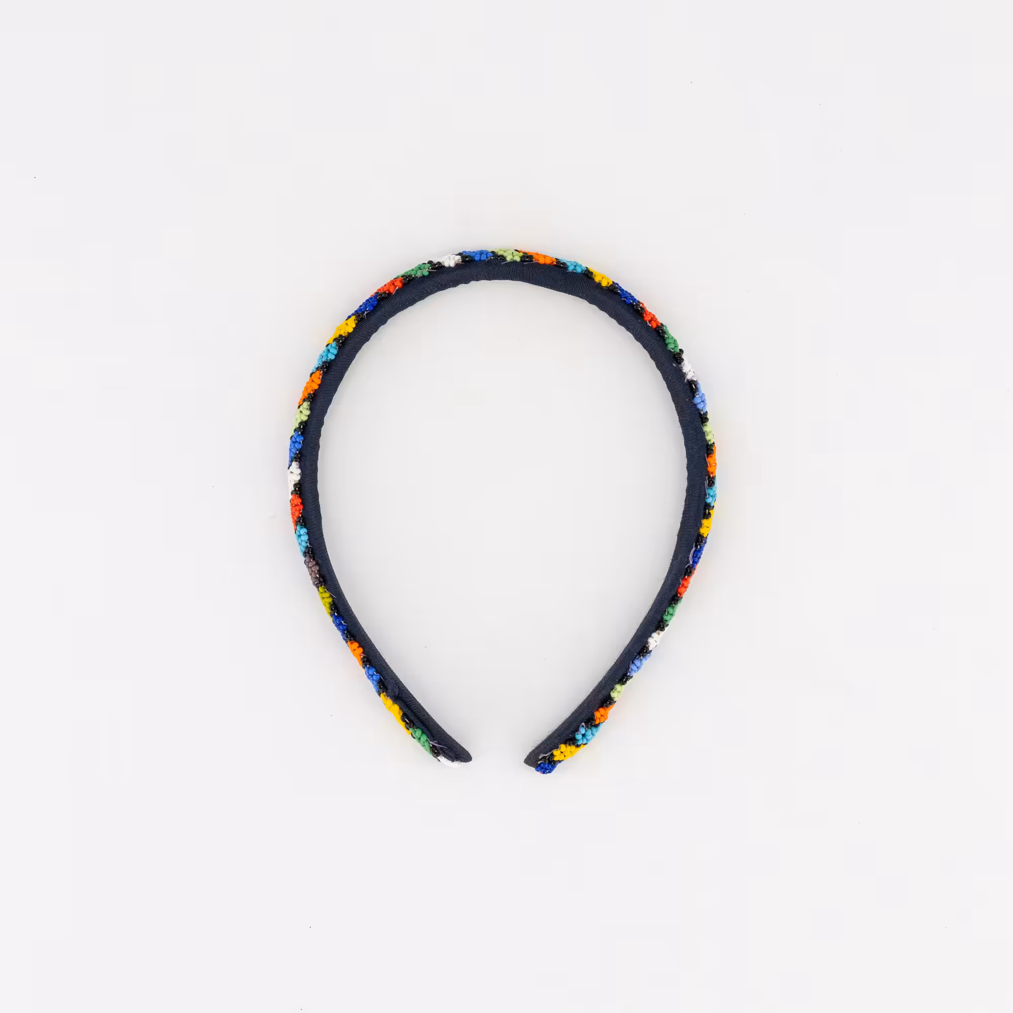 Multicoloured Beaded Headband - Image 2